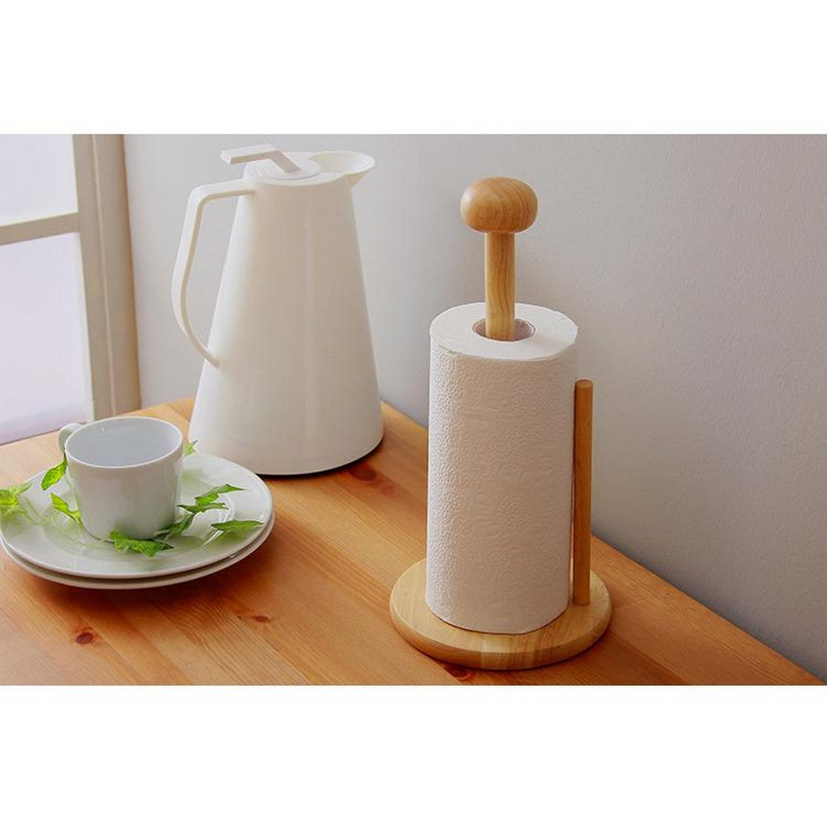 Bamboo Paper Roll Stand