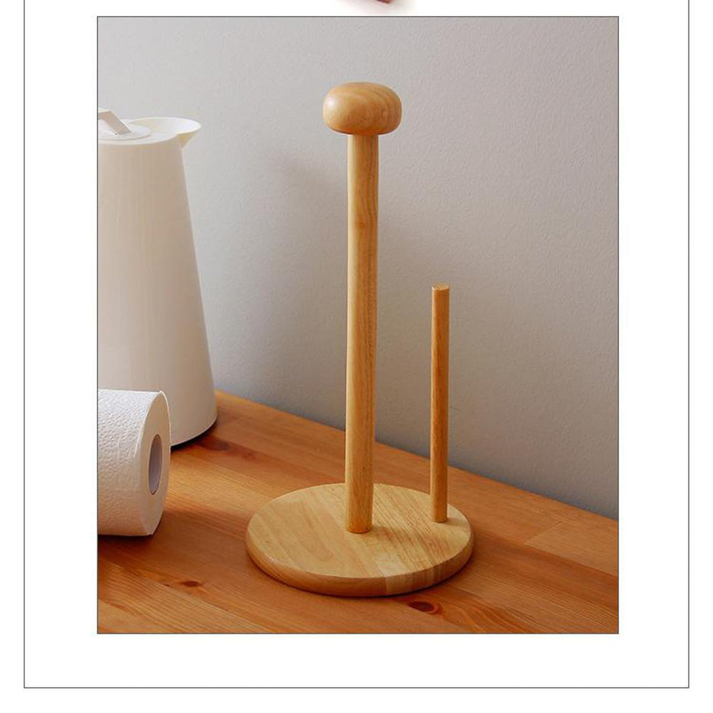 Bamboo Paper Roll Stand