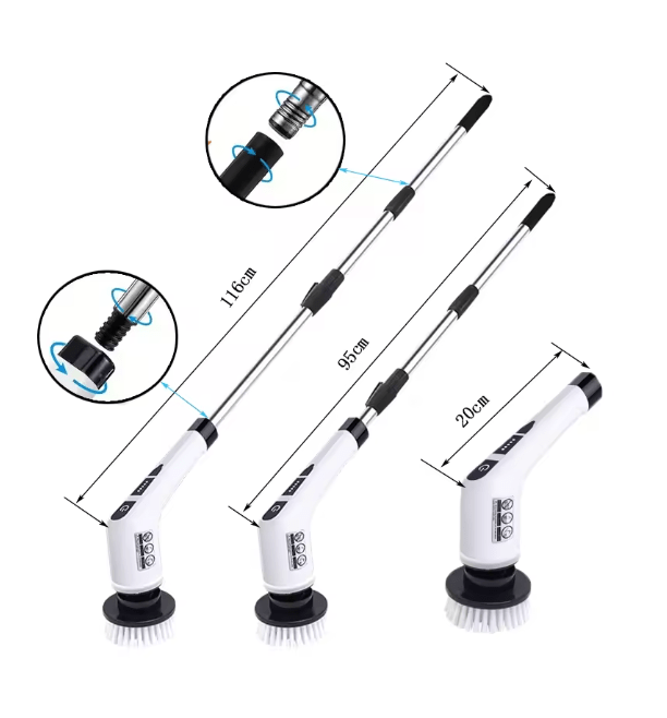 3 in 1 Electric Spin Scrubber Machine